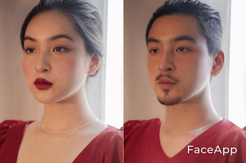 Ngay khi khuôn mặt bạn đã được hoán đổi, app chuyển giới cho phép người dùng chia sẻ những bức ảnh diện mạo mới này lên trên các trang MXH hoặc lưu lại trong kho ảnh của điện thoại.