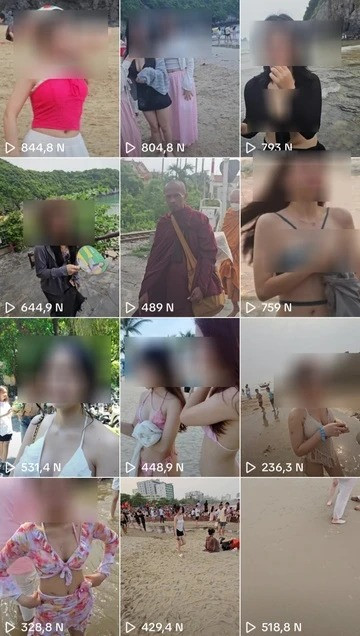 TikToker chuyên quay lén phụ nữ ở bãi biển: Nghiêm trị content bẩn TikToker chuyen quay len phu nu o bai bien: Nghiem tri content ban