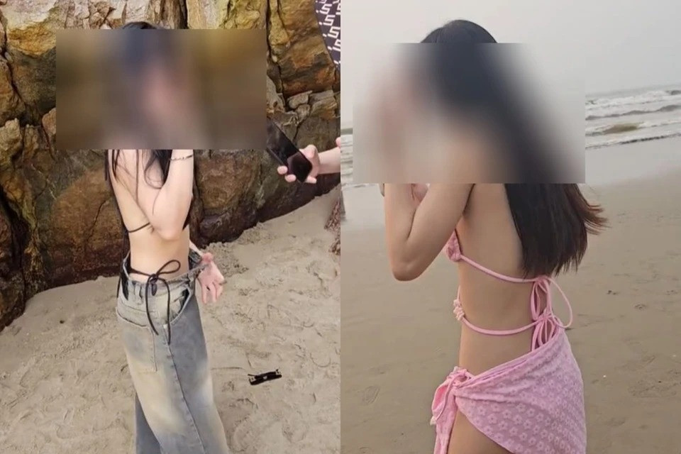 TikToker chuyên quay lén phụ nữ ở bãi biển: Nghiêm trị content bẩn - Hình 3 TikToker chuyen quay len phu nu o bai bien: Nghiem tri content ban-Hinh-3