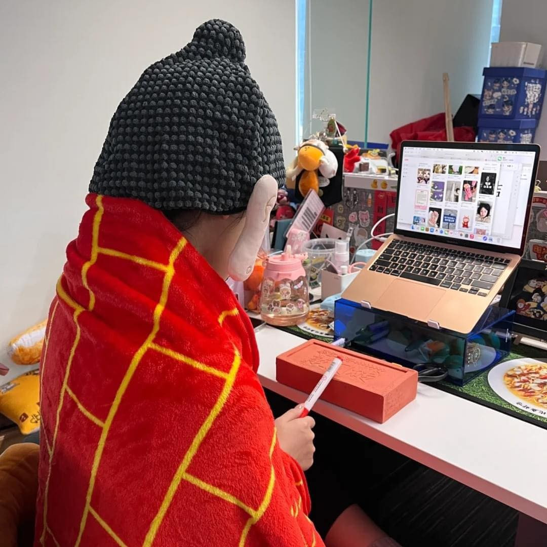 Góc thanh tịnh nơi làm việc.