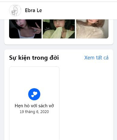 Đặc biệt, trên trang cá nhân, cô nàng để chế độ hẹn hò với "người lạ" cực đặc biệt, đó là "sách vở". Có thể thấy cô nàng rất chăm chỉ học hành.