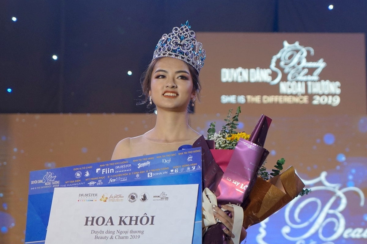 Sở hữu ngoại hình và thành tích nổi bật, ngay từ đầu cuộc thi, Hà My đã được đánh giá là sẽ trở thành hoa khôi Đại học Ngoại thương năm nay.