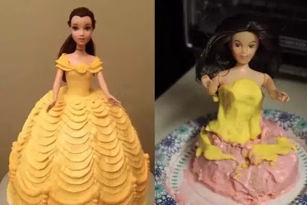 Không phải ai đặt bánh thiết kế cũng nhận phải bánh sinh nhật "thảm hoạ", nhưng những trường hợp cũng không hiếm.