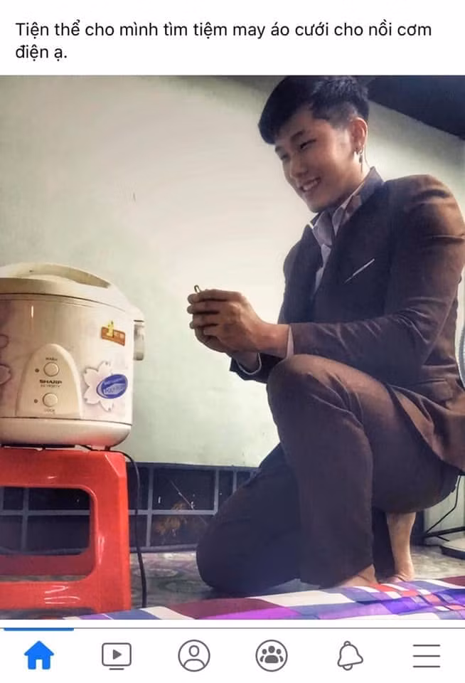 Hết cầu hôn, anh em độc thân lại "đưa nồi cơm điện đi muôn nơi" Het cau hon, anh em doc than lai