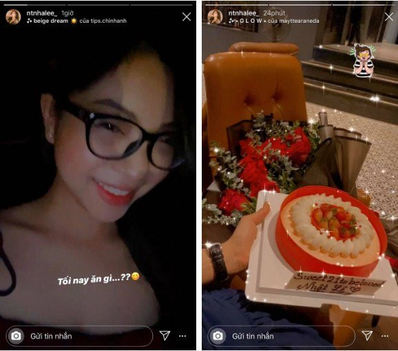Trước vụ việc đang được chú ý đó, bạn gái cũ Quang Hải - Nhật Lê có động thái lạ. Cô nàng chẳng mảy may tỏ thái độ gì về vụ ồn ào, thay vào đó vui mừng trong tiệc sinh nhật của mình.