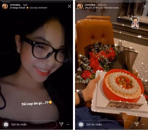 Trước vụ việc đang được chú ý đó, bạn gái cũ Quang Hải - Nhật Lê có động thái lạ. Cô nàng chẳng mảy may tỏ thái độ gì về vụ ồn ào, thay vào đó vui mừng trong tiệc sinh nhật của mình.
