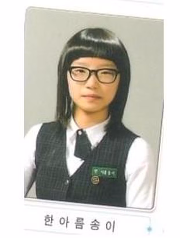 Trước khi phẫu thuật thẩm mỹ, Han Areum Songee có khuôn mặt không mấy nổi trội với đôi mắt một mí "thương hiệu" của xứ sở kim chi, sống mũi thấp.