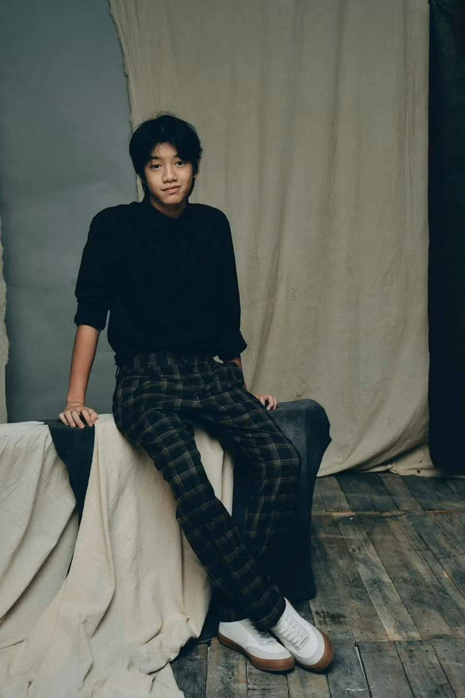 Con trai Ha Ho Subeo tro ma, dep trai nhu nam than