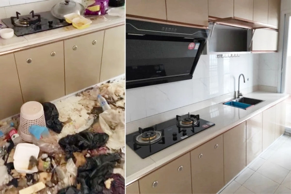 Theo thông tin, cô Li có cho một 9X tên Wang thuê trọ tại thành phố thành phố Đạt Châu, tỉnh Tứ Xuyên, Trung Quốc. Khi hết hạn hợp đồng, cô chủ liên lạc cho khách để lấy lại phòng nhưng không được nên bèn tới tận nhà. Dùng chìa khóa dự phòng để mở cửa không thành công, cô Li bèn báo công an và gọi thợ phá khóa.