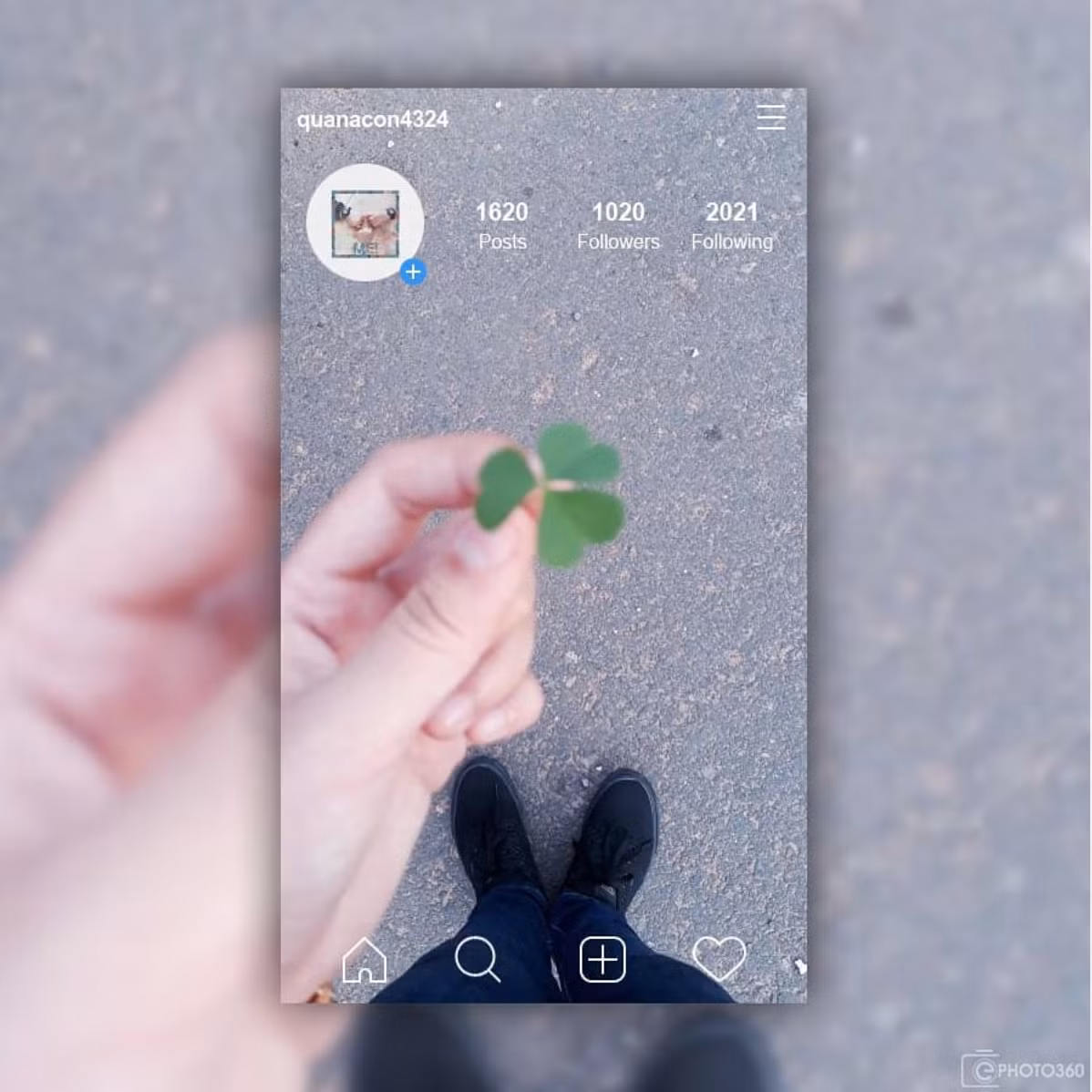 Bước 1: Vào trang Instagram của mình và chọn 1 ảnh bạn muốn tạo card, sau đó nhấn vào dấu 3 chấm trên bức hình và bấm “sao chép liên kết”. Ảnh: quanacon4324.