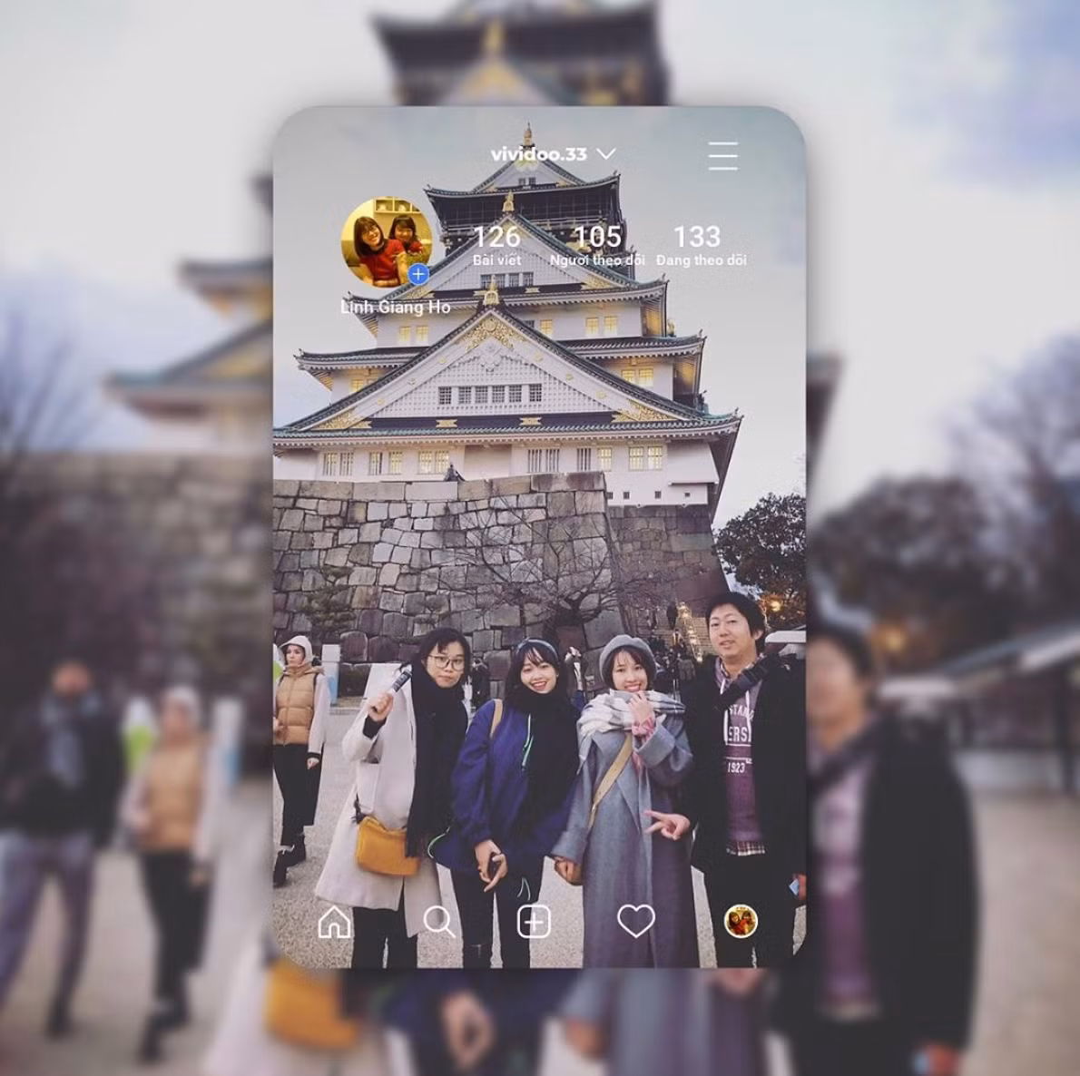 Nhìn thì tưởng phức tạp nhưng cách thực hiện trào lưu "sống ảo" này lại cực kỳ đơn giản, chỉ cẩn thực hiện vỏn vẹn trong 2 phút bởi tất cả đã có phần mềm riêng, bạn chỉ cần tải ảnh lên là xong. Ảnh: vividoo.33.