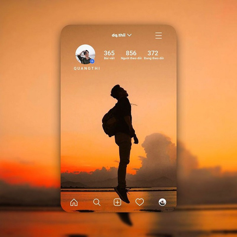 Bước 2: Truy cập đường link https://quohat9.pythonanywhere.com/inscard, sau đó dán link ảnh bạn vừa sao chép vào khung vuông, ấn nút “Go” để tạo ảnh. Ảnh: dq.thii.