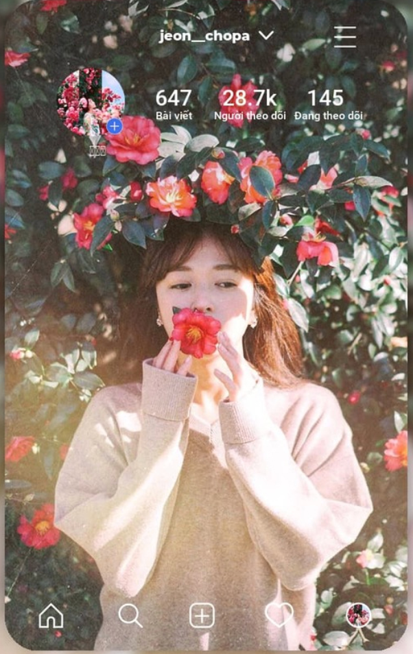 Trào lưu này trước đây đã từng xuất hiện khá nhiều lần và được yêu thích khi ứng dụng chụp ảnh Camera 360 vẫn còn chiếm "ngôi vương". Ảnh: jeon.chopa.