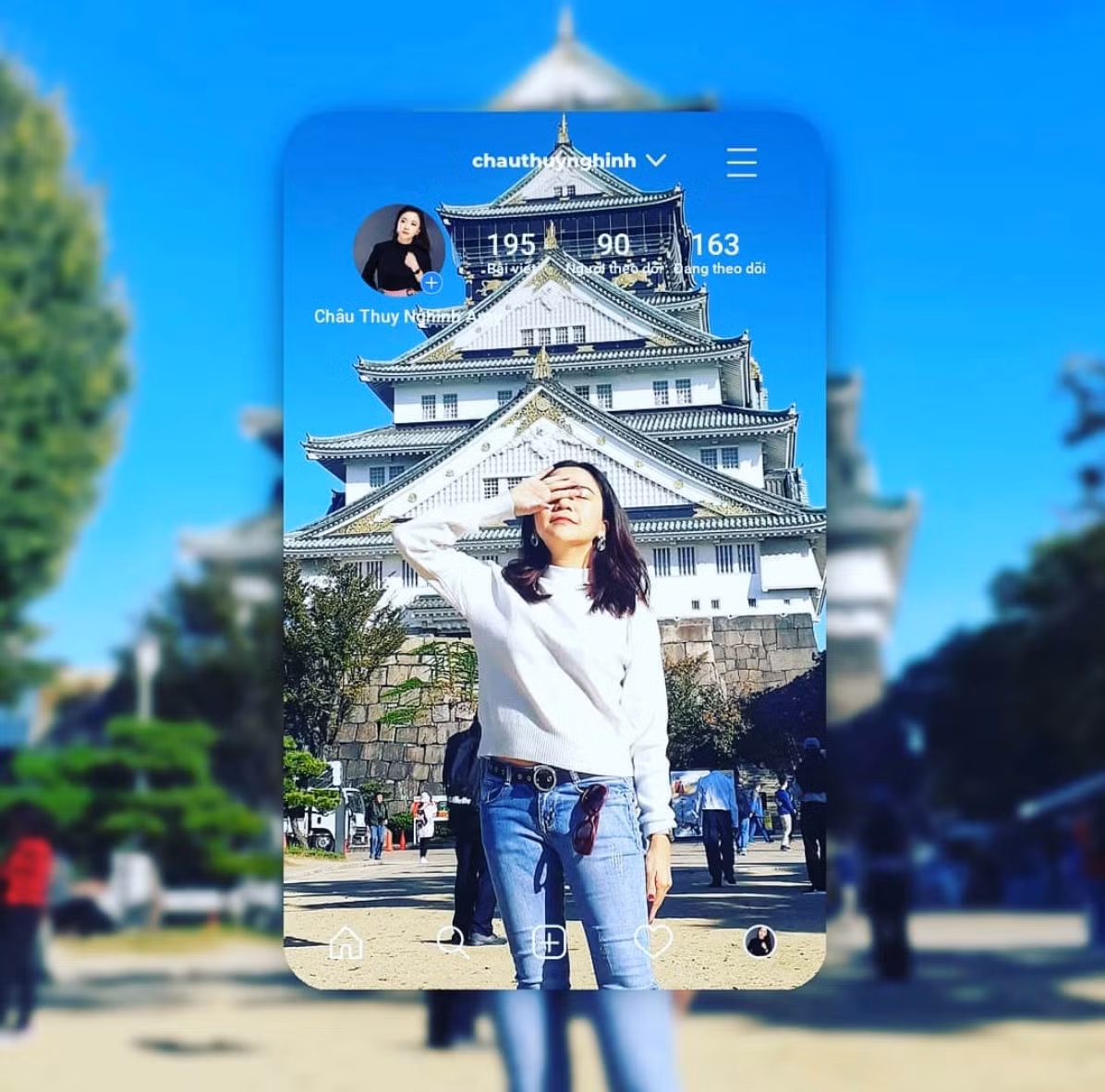 Vậy là xong, kết quả sẽ có trong 1 phút với hiệu ứng cực đẹp. Lưu ý trước đó chính là các hình ảnh nên chỉnh sửa màu, hiệu ứng và độ nét cho ưng ý mới thực hiện hai ước đơn giản trên. Ảnh: chauthuynghinh