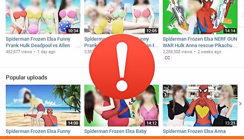 Kênh YouTube này đã từng khiến CĐM xôn xao khi thu hút trẻ em bằng cách đóng giả các nhân vật hoạt hình như người nhện, các siêu anh hùng, Elsa... Tuy nhiên trong đó, các diễn viên lại ăn mặc hở hang, gợi cảm với những nội dung không phù hợp với trẻ nhỏ.