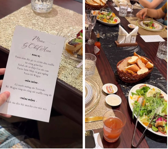 Tổng thiệt hại cho bữa tiệc này là 15 triệu đồng, tuy nhiên Chao còn chu đáo tip thêm 1 triệu đồng cho đội ngũ nhân viên vì sự nhiệt tình và chu đáo của họ.