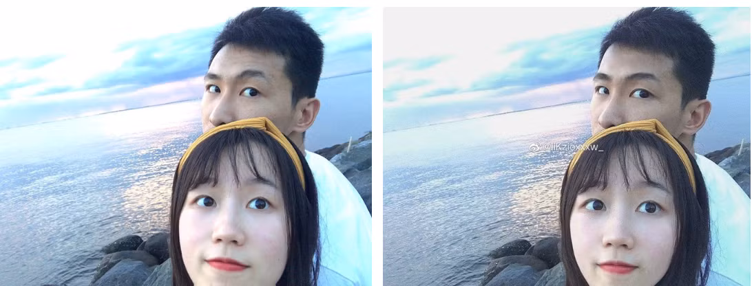 Thu gọn khuôn mặt một chút thôi là ngoại hình thay đổi hoàn toàn rồi.