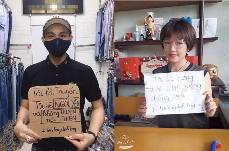 Kể từ khi dịch Covid-19 bùng phát ở Việt Nam, dân tình liên tục phát triển nhiều trào lưu với ý nghĩa tuyên truyền, cổ động người dân hạn chế ra ngoài, tránh bệnh dịch lây lan. Sau "tôi ở nhà" thì trào lưu "tên hay bay dịch" tiếp tục chiếm sóng mạng xã hội với lượng người tham gia cực kỳ đông đảo.