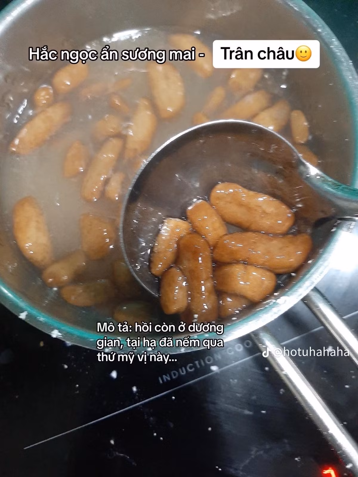 Nếu không có chú thích của chàng trai, nhiều người vẫn nghĩ đây là xúc xích luộc chứ không phải trân châu.