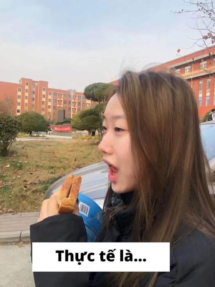 Thực tế là ăn một miếng lớn.