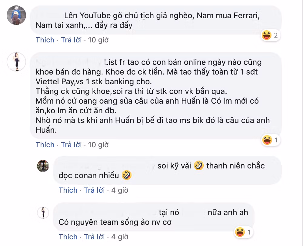 Khi bạn bán hàng online ế khách nhưng vẫn muốn "phông bạt" thì làm gì? Đơn giản thôi chỉ cần sở hữu vài tài khoản ngân hàng, bắn tiền qua lại rồi lên mạng "làm màu" thế là xong. Thậm chí có thể rủ nguyên một nhóm cùng "sống ảo".