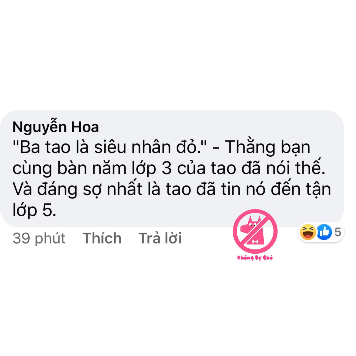 Dù được bạn kể cho câu chuyện cực kỳ vô lý, nghe đã biết là bốc phét thế nhưng cậu bé ngây thơ đã tin sái cổ suốt 3 năm ròng rã.