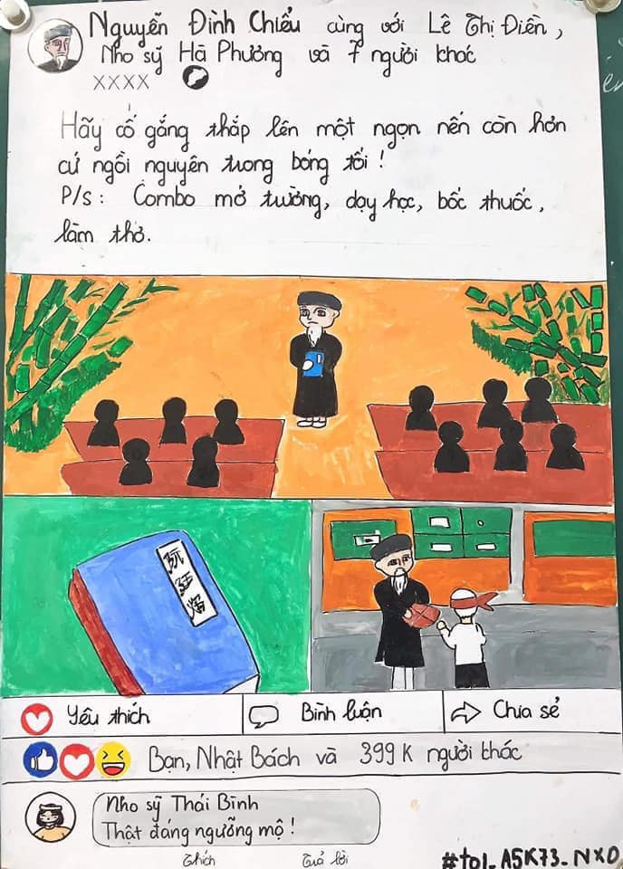 Được biết, đây là bài tập các bạn học sinh trường THPT Nguyễn Xuân Ôn được cô giáo giao về nhà trước mỗi tiết học.