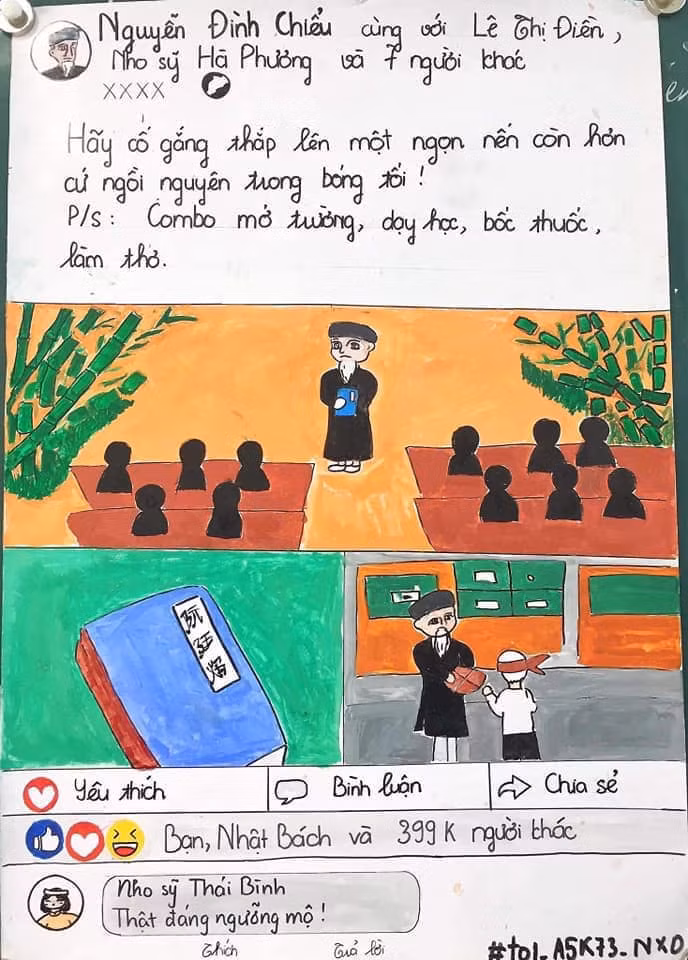 Được biết, đây là bài tập các bạn học sinh trường THPT Nguyễn Xuân Ôn được cô giáo giao về nhà trước mỗi tiết học.