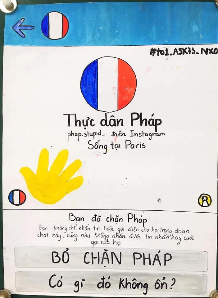 Nickname N.Q.L bình luận: "Sáng tạo nhỉ, báo tường mang dấu ấn thời nay"