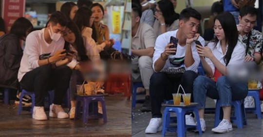 Mới đây, những hình ảnh Tiến Linh cùng diễn viên Huỳnh Hồng Loan đi trà chanh "chém gió" được chia sẻ chóng mặt trên mạng xã hội. Cặp đôi xuất hiện tại nơi công cộng nhưng không hề đội mũ, nguỵ trang kín mít chứng tỏ rằng họ không hề có ý định che giấu mối quan hệ.