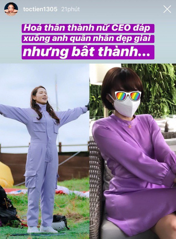 Cũng giống như Huyền Baby, ca sĩ Tóc Tiên cũng không thoát khỏi lời nguyền "Hạ cánh nơi anh". Bên cạnh đó còn có một loạt tên tuổi đình đám như Ngô Thanh Vân, Jun Phạm, Hòa Minzy, Trịnh Thăng Bình, Châu Bùi, Emily...cũng "dính thính" của đại uý Ri Jung Hyeok.