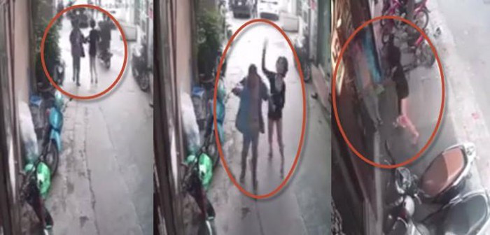 Bi sam so giua duong, co gai cho ke bien thai nhan cai ket dang