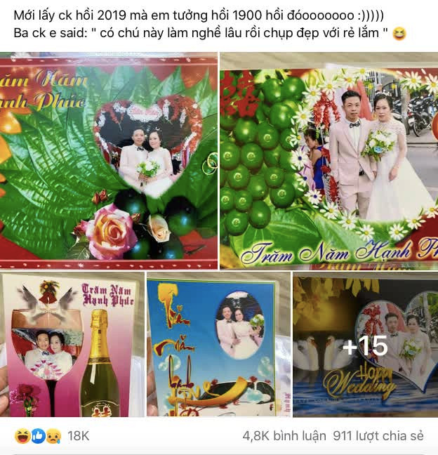 Đây là kết quả khi bạn nghe lời bố: "Chú này làm nghề lâu rồi chụp đẹp với rẻ lắm".