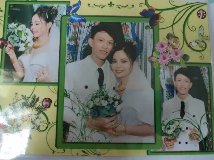 Cùng chung số phận với cặp đôi trên, cô dâu chú rể trong tấm hình này cũng "khóc dở mếu dở" với những tấm hình cưới mang âm hưởng hoài cổ thế này.