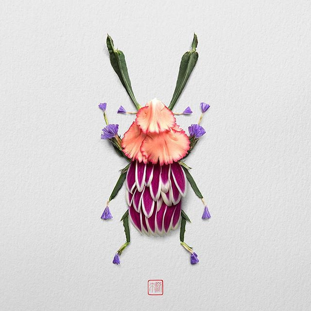 Cũng có khi từ những loại hoa, lá, vật liệu có sẵn, Raku sẽ biến hóa thành những loài động vật khác nhau.