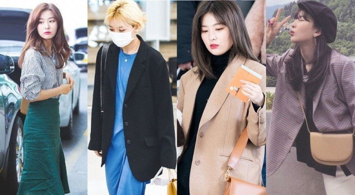 Phong cách thời trang Thu - Đông của Seulgi (Red Velvet) nhận được lời khen ngợi từ cộng đồng mạng. Ho bày tỏ sự ngưỡng mộ đối với phong cách ăn mặc linh hoạt của Seulgi, từ phong cách nam tính đến nữ tính, từ chững chạc đến thoải mái… đặc biệt là trong mùa lạnh. Phong cách ấy được chứng minh qua hình ảnh do người hâm mộ chụp và ảnh do nữ thần tượng cập nhật trên mạng xã hội. Một số người nhận xét: "Bộ trang phục diện lên người Seulgi rất hợp. Tất cả chúng đều là phong cách yêu thích của riêng tôi", "Cô ấy khiến tôi muốn mua tất cả quần jeans trên thế giới"…