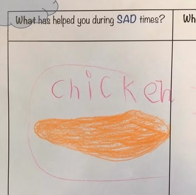 Minh họa thú vị khiến câu trả lời thêm sinh động.