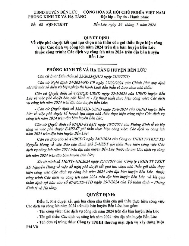 Long An: Công ty Điện Phi Vũ 1 ngày trúng 3 gói thầu tại Bến Lức - Hình 4 Long An: Cong ty Dien Phi Vu 1 ngay trung 3 goi thau tai Ben Luc-Hinh-4