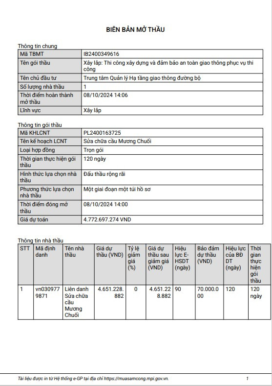 TP HCM: Goi sua chua cau Muong Chuoi hon 4 ty ve tay ai?