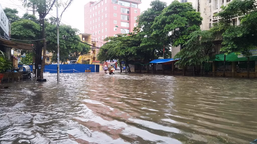 Hiện công trình hệ thống thoát nước đang được xây dựng...