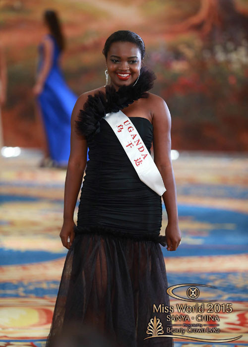 Người đẹp Uganda, Zahara Nakiyaga sở hữu thân hình mũm mĩm. Điều đó khiến cô kém sức hút so với các thí sinh khác.