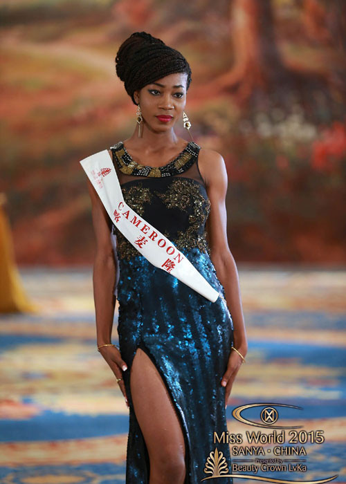 25 tuổi, đại diện của Cameroon là một trong những thí sinh có dung nhan "dừ" nhất tại cuộc thi Hoa hậu Thế giới 2015.