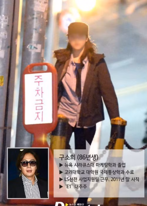 Tháng 12/2013, ngôi sao của “Bản tình ca mùa đông” công khai theo đuổi thiên kim tiểu thư giàu có Goo So Hee sinh năm 1986. Cha của cô là Phó chủ tịch tập đoàn công nghiệp LSIS.