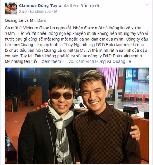 Chong Thu Phuong len tieng vu Dam Vinh Hung va Quang Le-Hinh-2