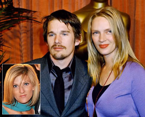  Hawke và Thurman. Tháng 5/1998, nam diễn viên người Anh Ethan Hawke kết hôn cùng nữ diễn viên xinh đẹp Uma Thurman. Có với nhau 2 người con thì hai người chia tay. Lý do là Hawke đã ngoại tình với bảo mẫu Ryan Shawhughes.