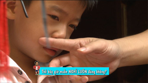 Riêng Tốt-Ti và bố Đỗ Minh lại gặp trục trặc nho nhỏ khi phải thực hiện nhiệm vụ đi tìm giếng cổ. Đã có lúc Tốt-Ti chán nản và muốn bỏ cuộc nhưng bố Đỗ Minh rất tâm lý đã giúp Totti lấy lại tinh thần.