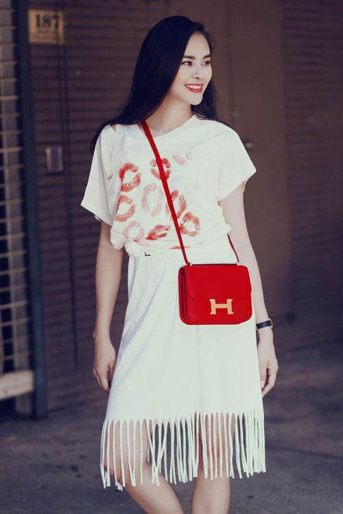 Ngoại hình ưa nhìn giúp cô phù hợp với những vai diễn tiểu thư, chính diện.