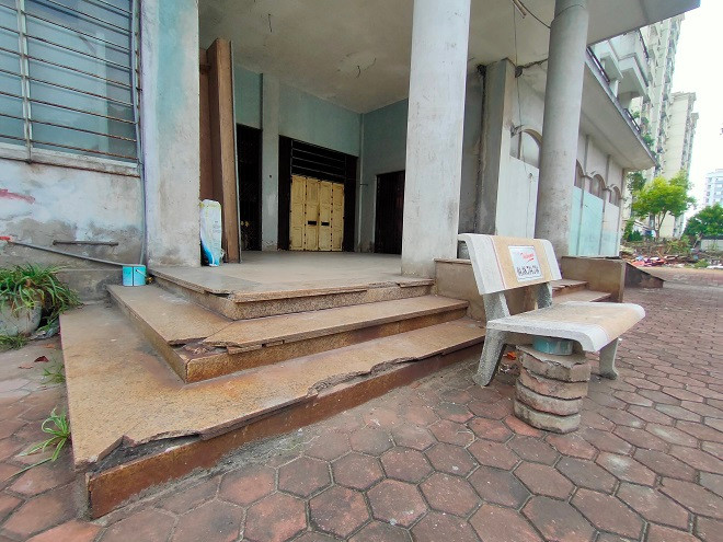 Nhiều hạng mục trong 3 tòa nhà này đã xuống cấp nghiêm trọng theo thời gian. 