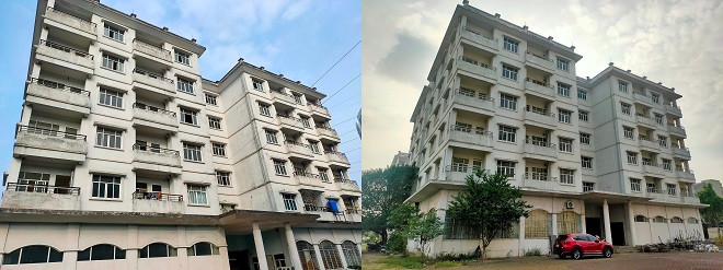 Hạ tầng có dấu hiệu hư hỏng do nhiều năm không có người sử dụng. 