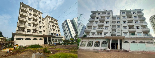 Hạ tầng có dấu hiệu hư hỏng do nhiều năm không có người sử dụng. 